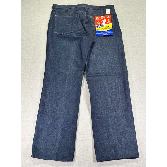 Vintage NWTs Big Murph Men's 38 Straight Denim Jeans‎ Work Wear Trim Fit - Picture 4 of 7